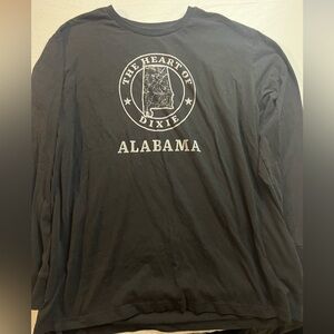 Black Alabama Long Sleeve Shirt